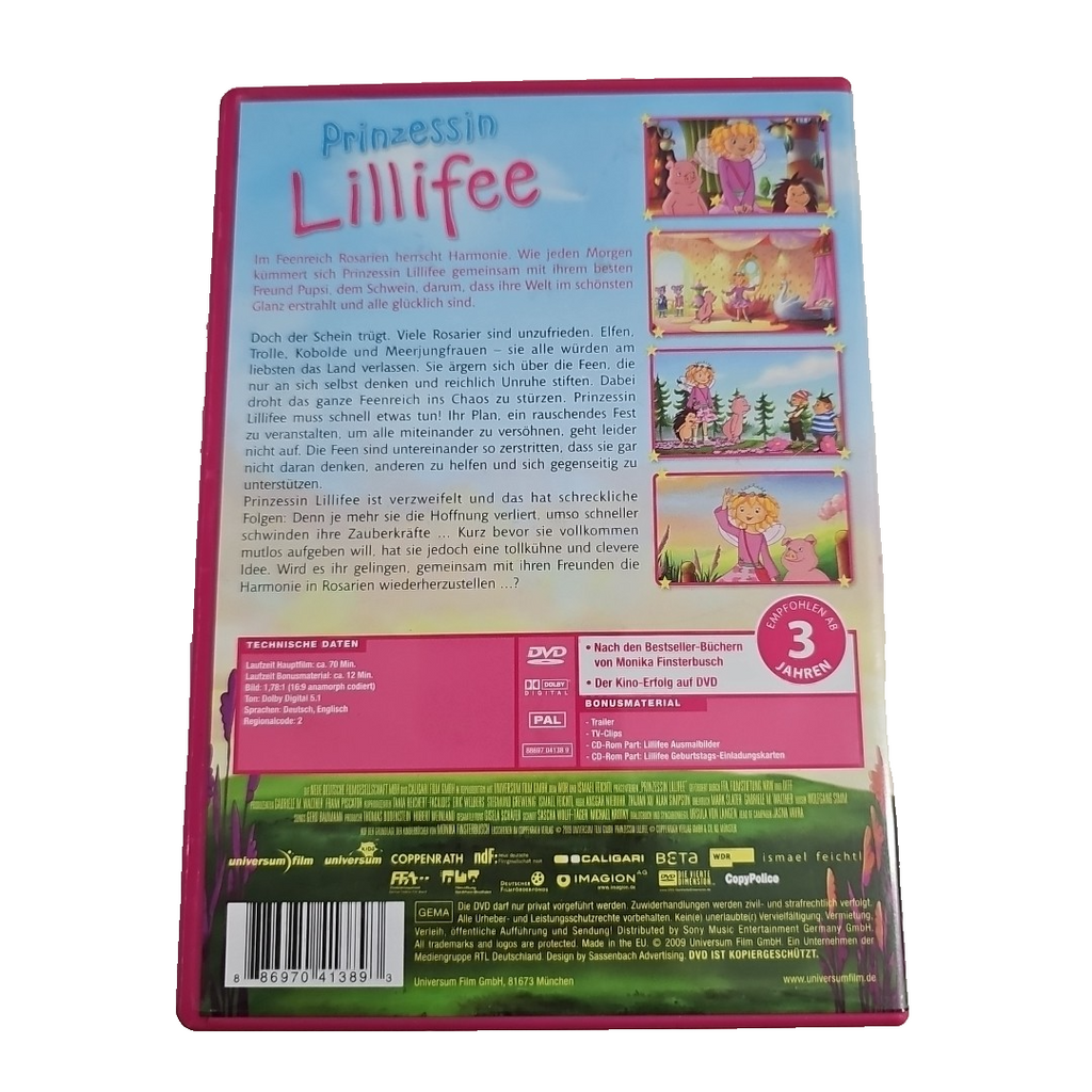 EB3220 Prinzessin Lillifee  (DVD, 2009)1