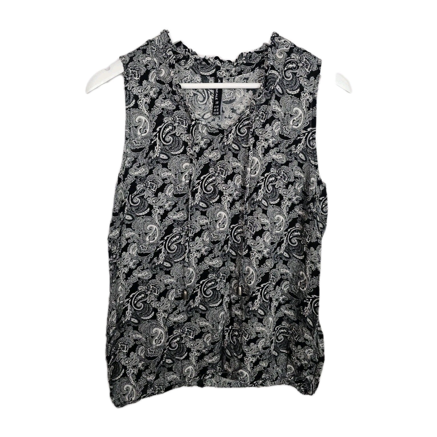 EK9679 Damen Bluse von Jeans Pascale, schwarz, Gr.380