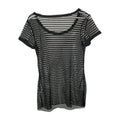 EK9411 Damen T-Shirt, schwarz, Lochmuster, Gr.M (Größentabelle)0