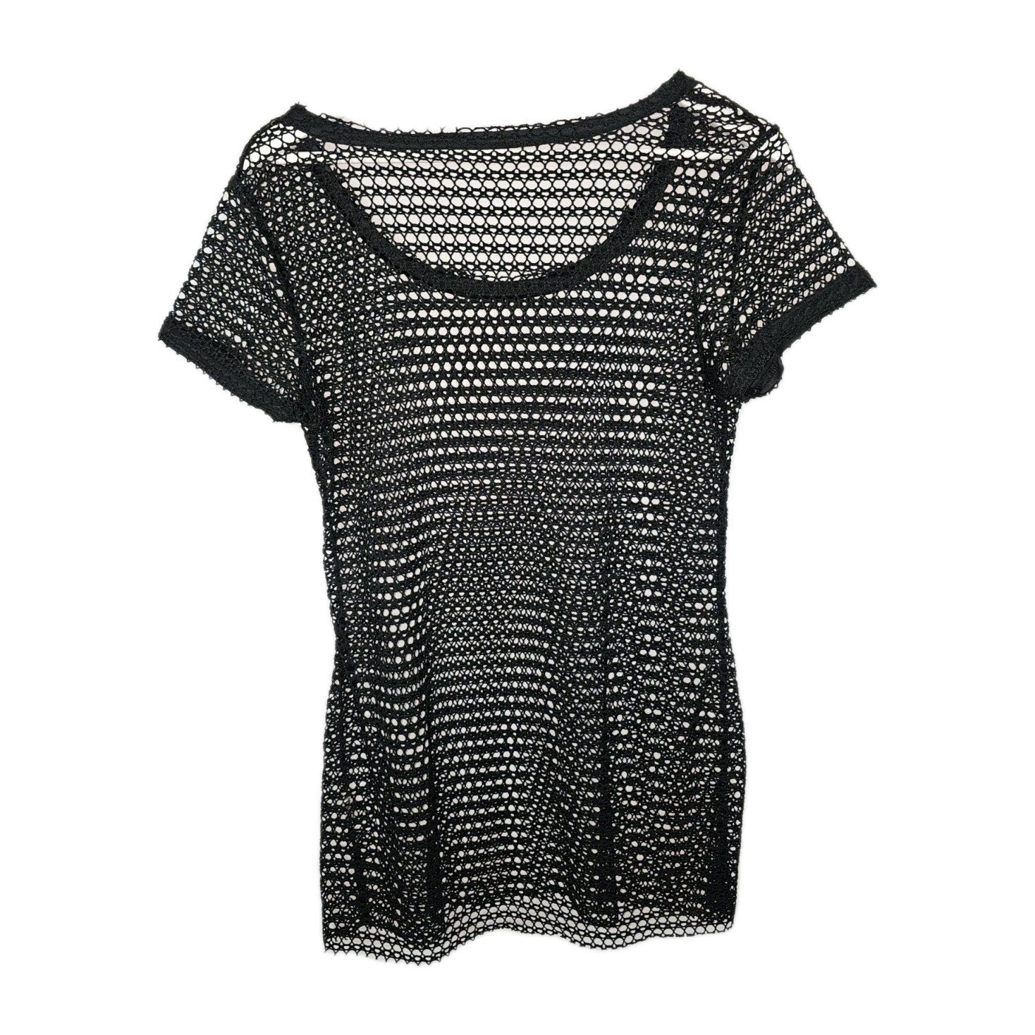 EK9411 Damen T-Shirt, schwarz, Lochmuster, Gr.M (Größentabelle)0