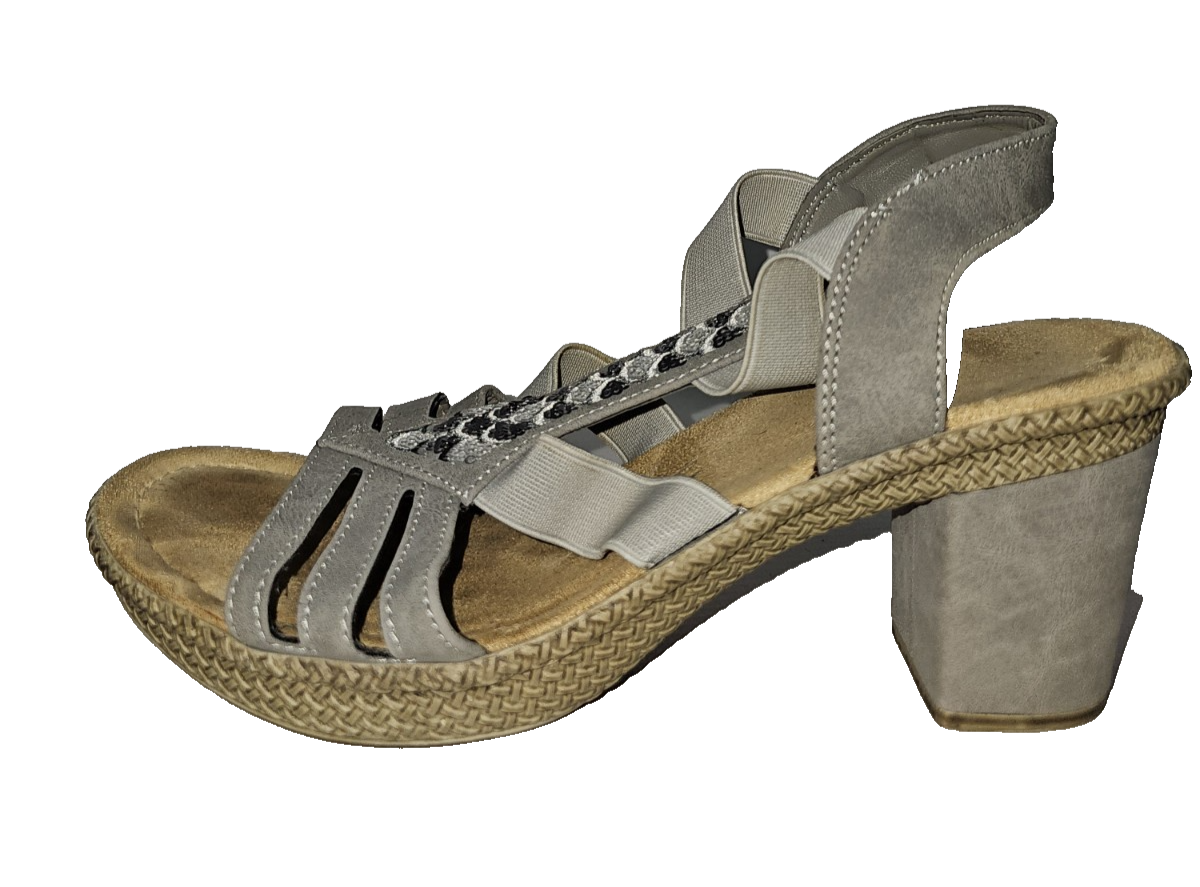 ES766 Damen Pumps von Rieker, Grau, Gr. 392