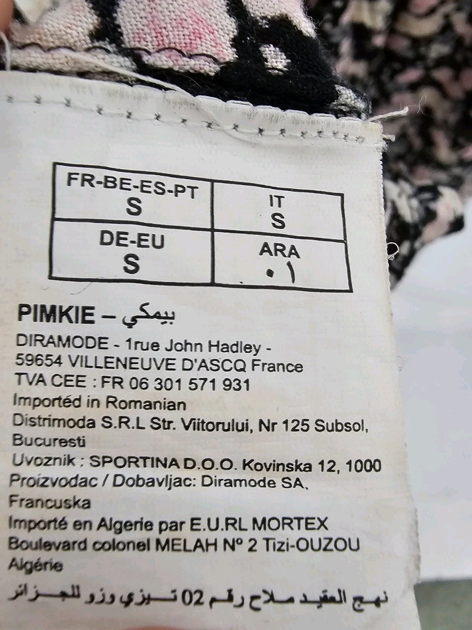 EK5072 Damen Kleid von Pimkie, Schwarz, Gr. Ca. 345