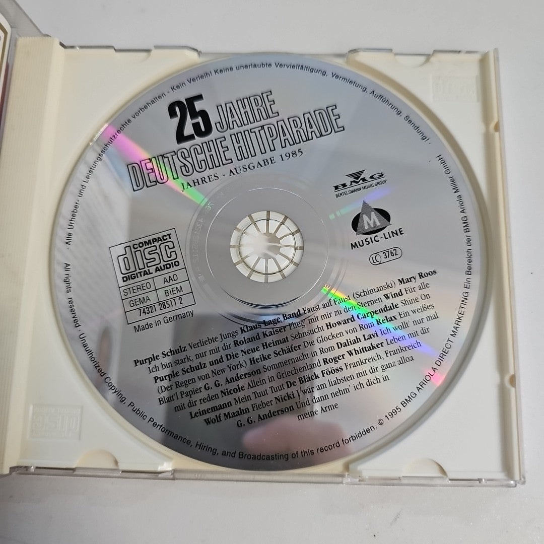 EB3143  25 JAHRE DEUTSCHE HITPARADE HECK/HÜBNER CD'S 1
