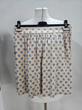 EK2148 Damen Rock von Benetton, beige, gemustert, Gr. S0