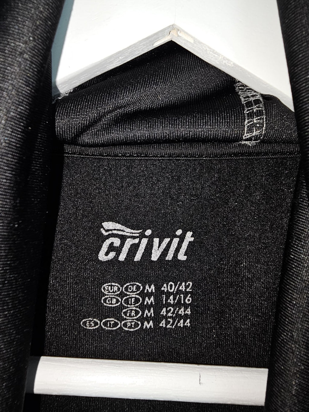 EK7912 Damen Sportshirt von Crivit, Schwarz, Gr. M3