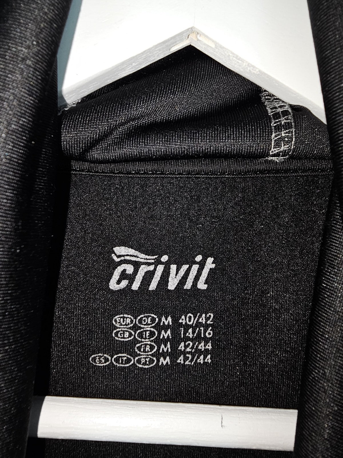 EK7912 Damen Sportshirt von Crivit, Schwarz, Gr. M3