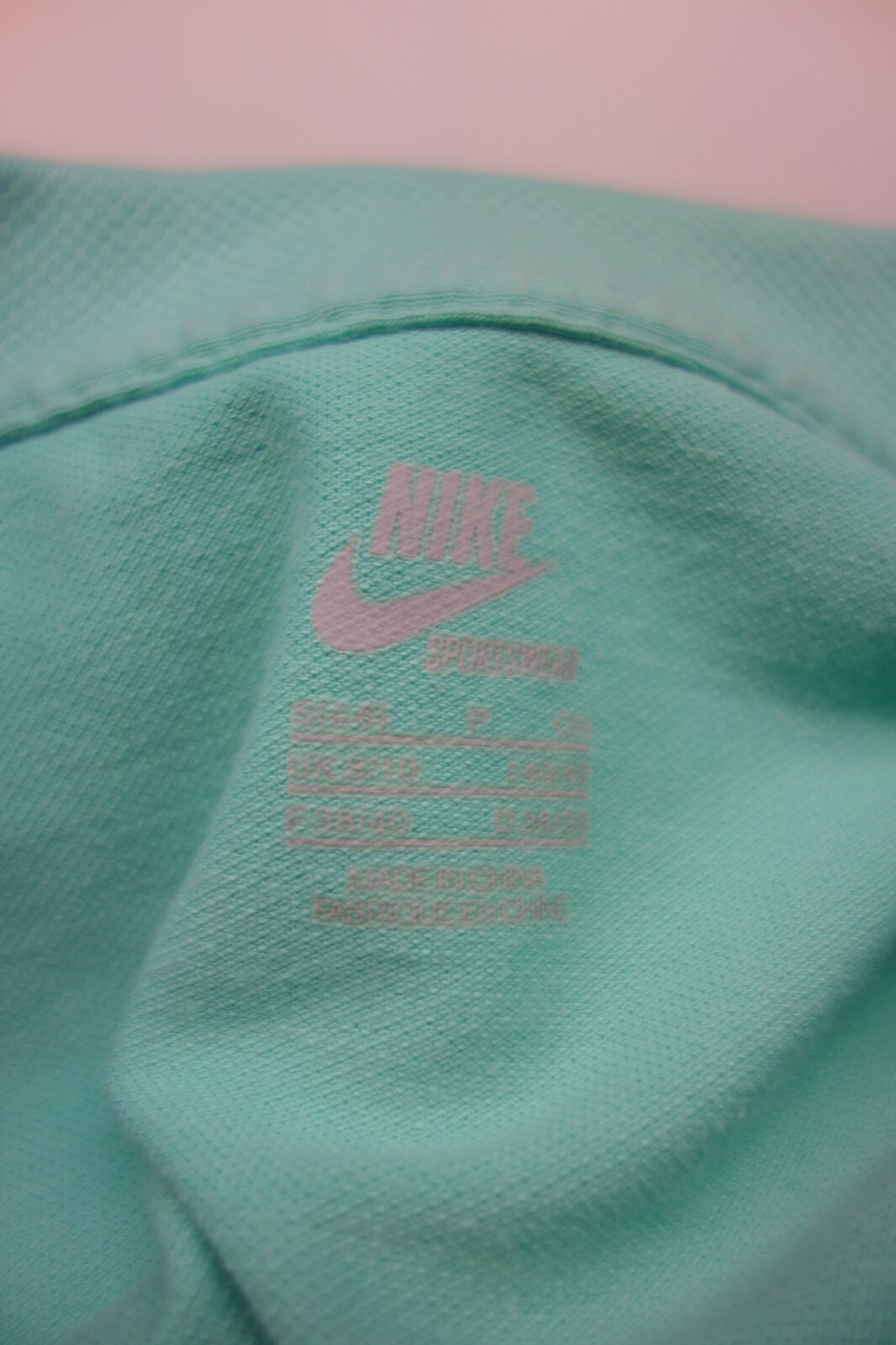 EK1295 Damen Poloshirt von Nike, mintgrün, XS4