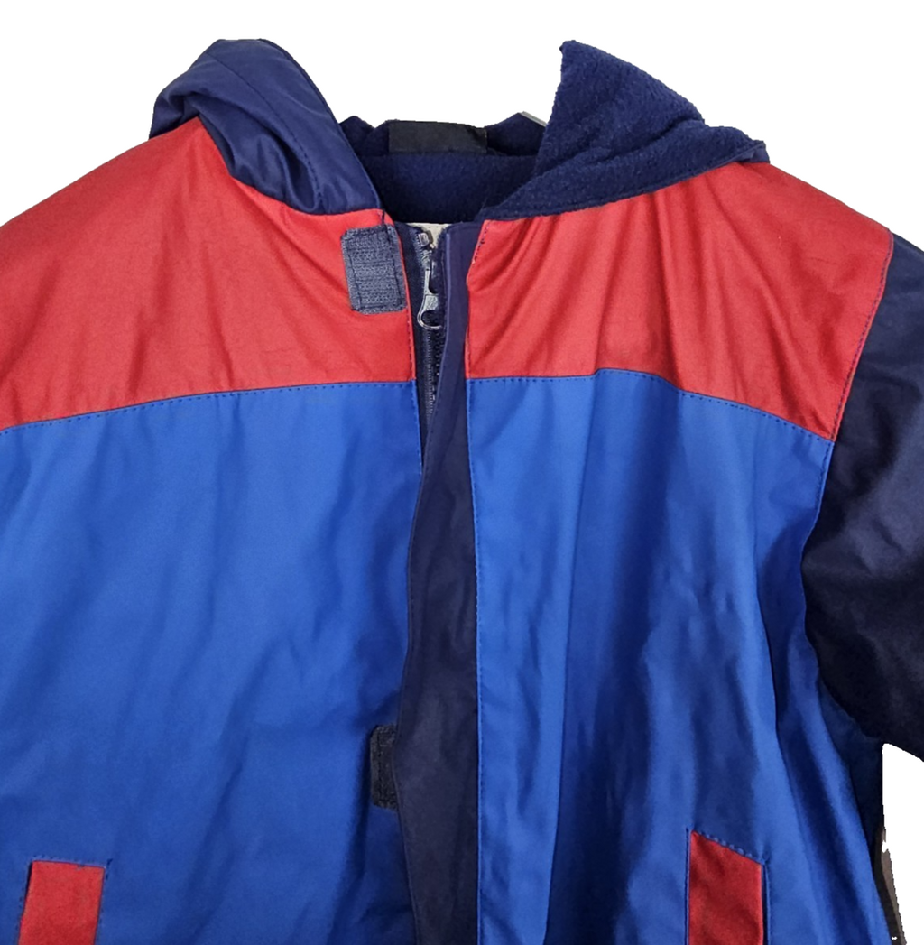 EK7834 Jungen Regenjacke von Kik, blau-rot, Gr.1101