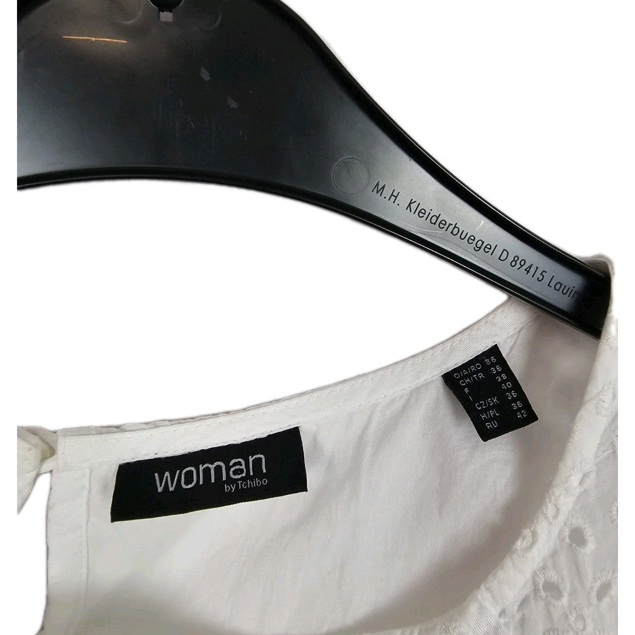 EK10840 Damen Kleid von Tchibo, Weiß, Gr. 361