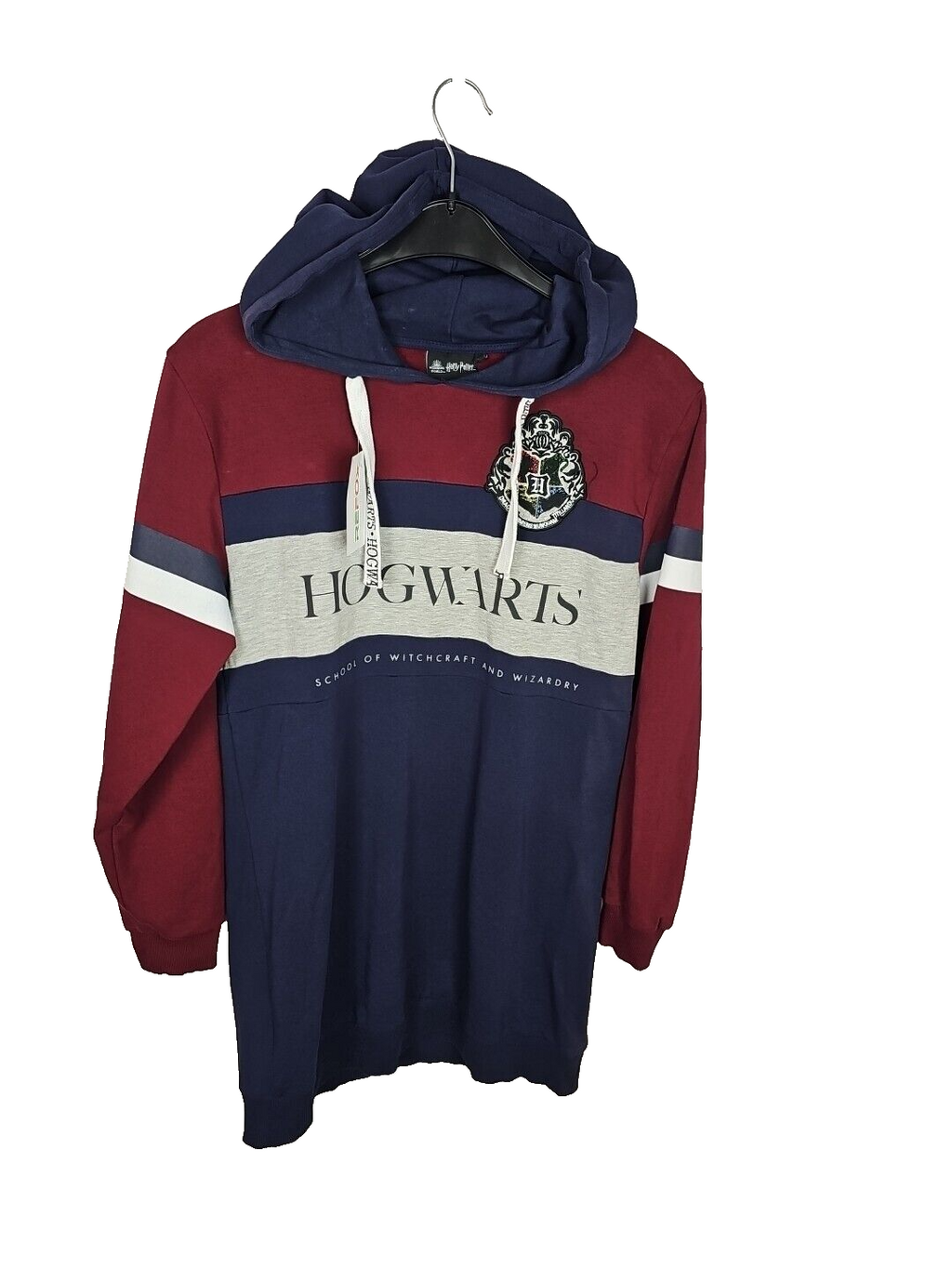 EK 5548 Hoody Damen Hogwarts Blau Bordeaux Gr.S  mit Kapuze0