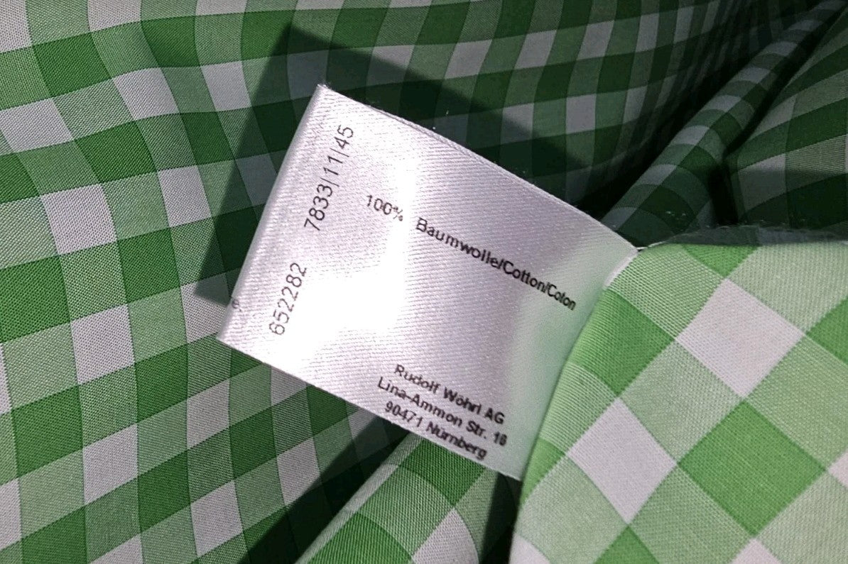 EK8445 Herren Hemd von James B. Cook, grün, Gr.403
