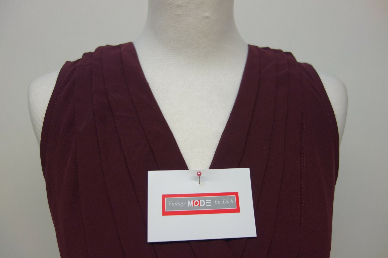 EK1127 Damen Kleid von Street One, dunkelrot, Gr. 341