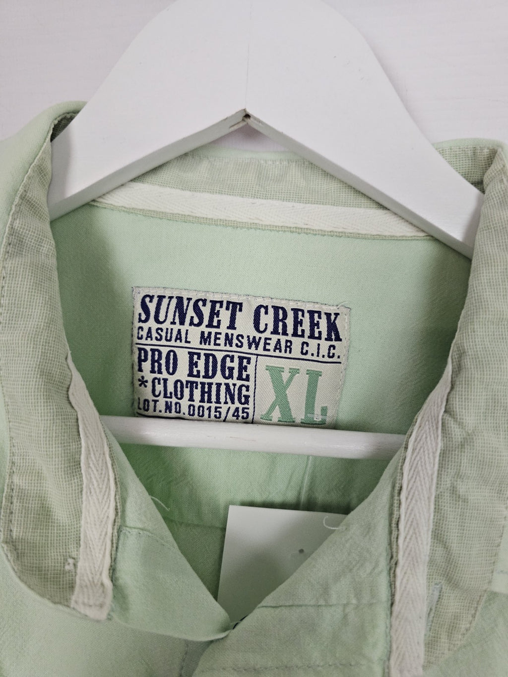 EK9508 Herren Hemd von Sunset Creek, Mintgrün, Gr. XL1