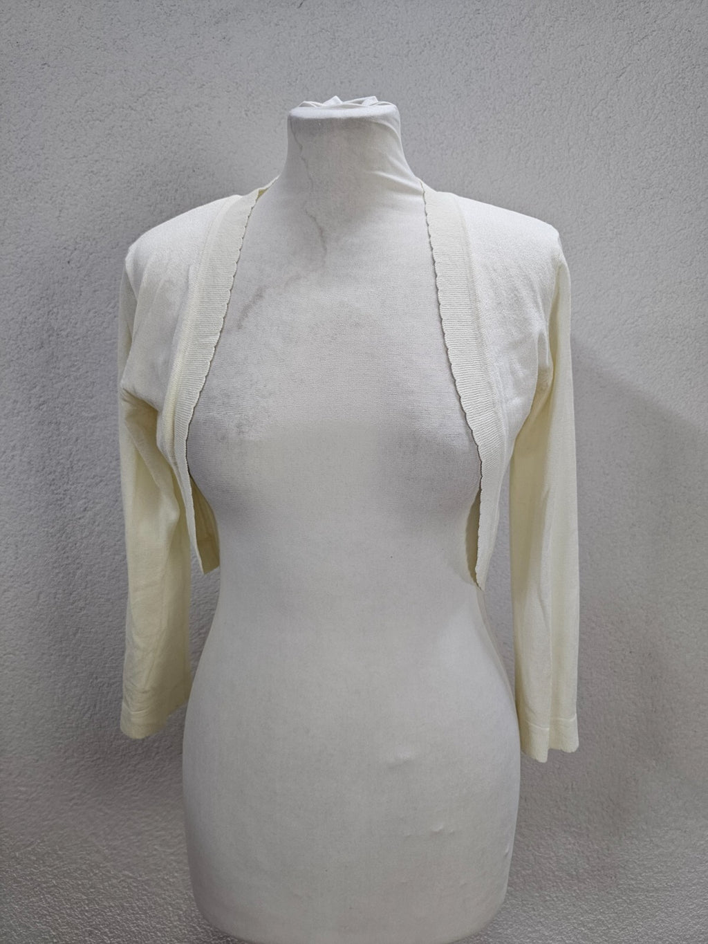 EK6271 Damen Strickjacke von Marie Lund, weiß, Gr.420