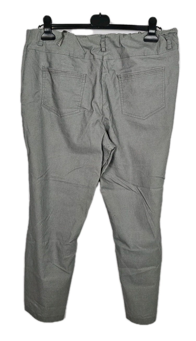 EK9498 Damen Stoffhose von Helena Vera, Grau, Gr. 234