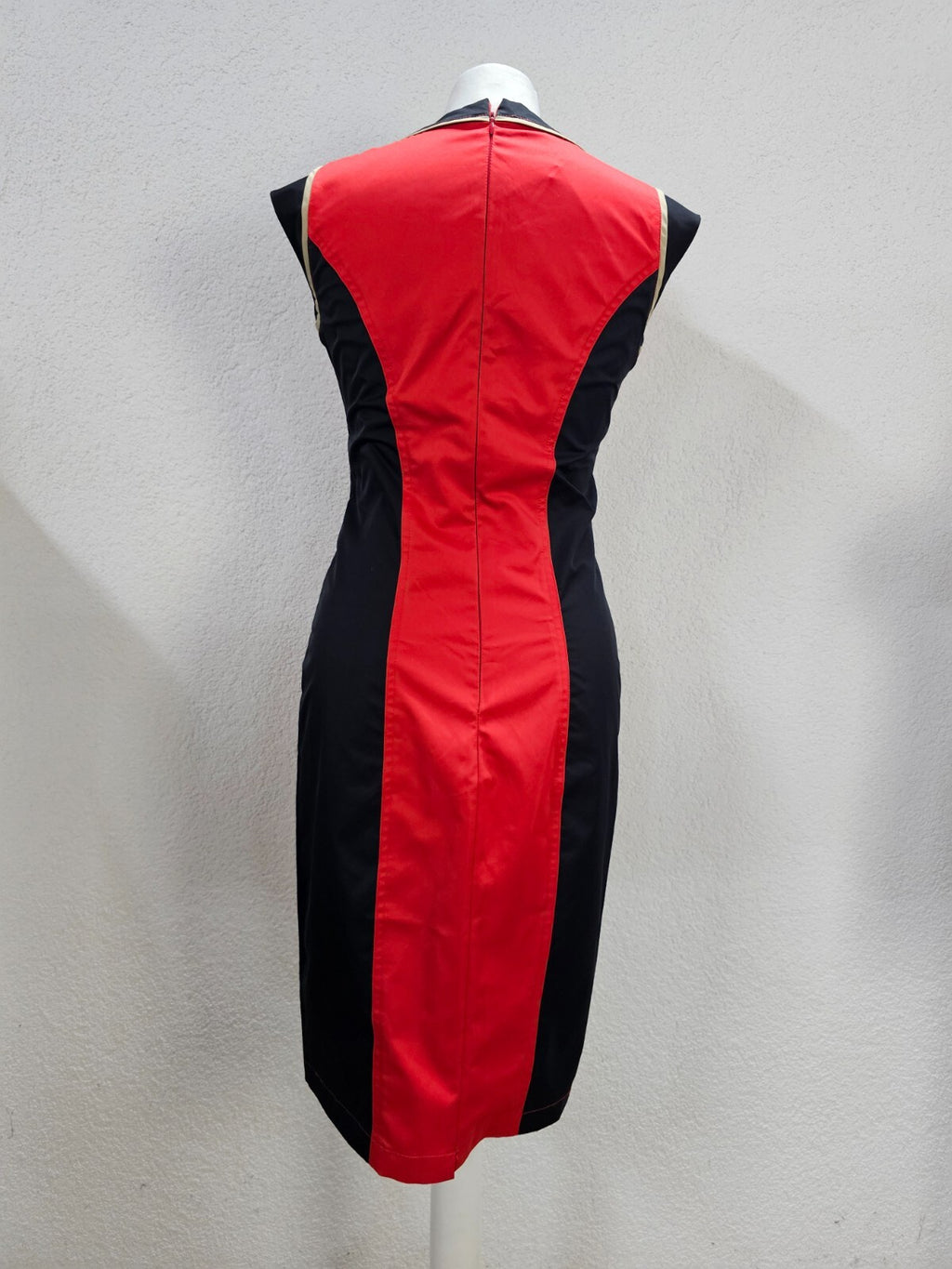 EK6182 Damen Kleid von Kapalua, rot-schwarz, Gr.344
