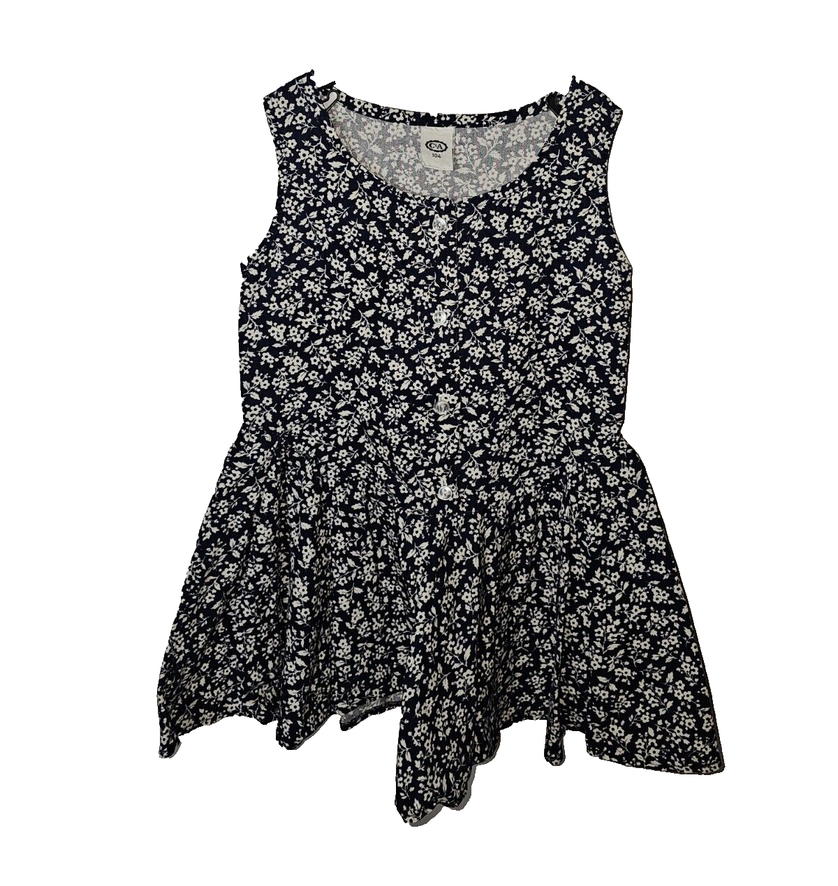 EK6321 Mädchen Kleid von C&A, Blau, Gr.1040