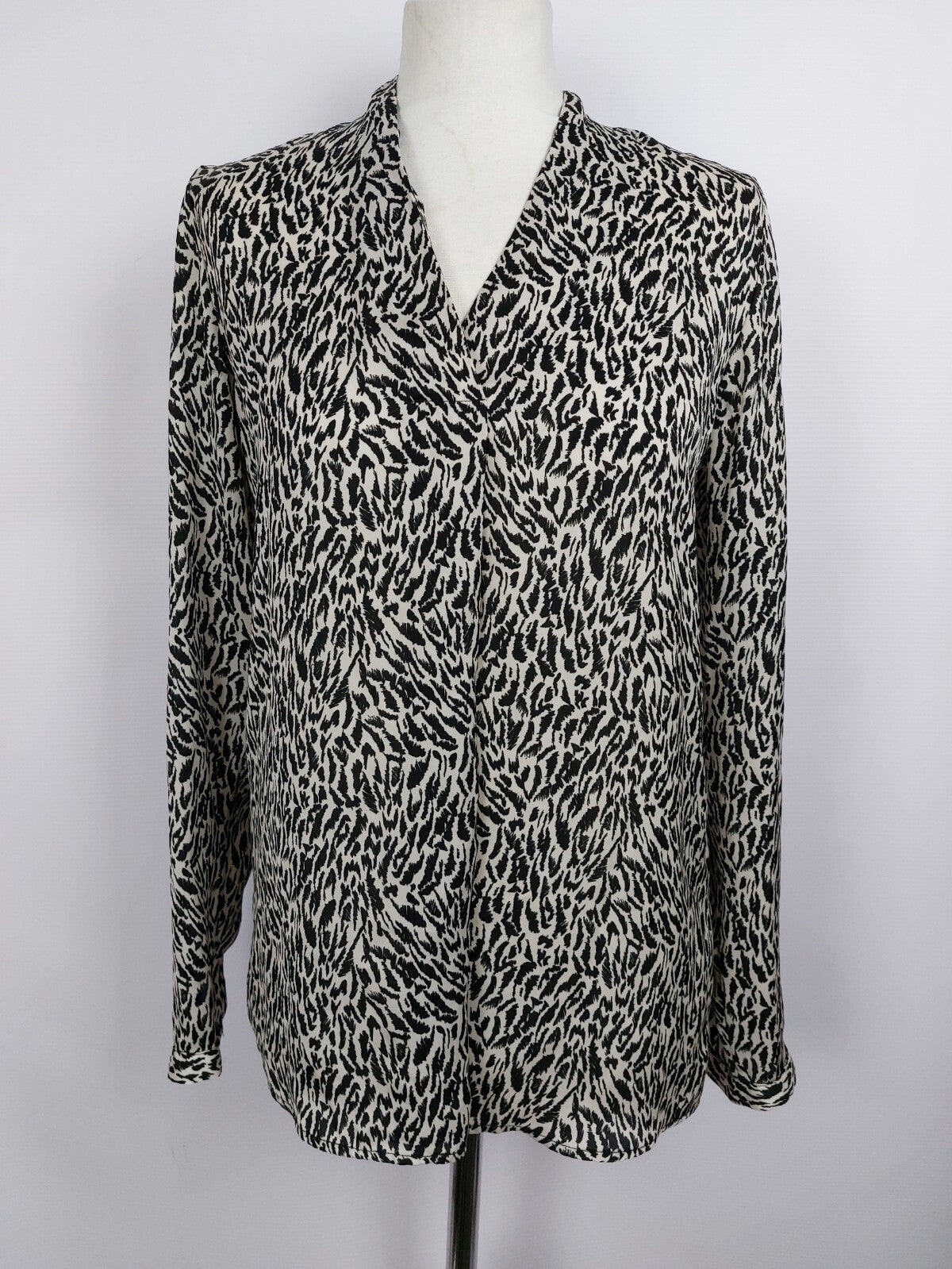 EK4585 Damen Bluse von Esprit, schwarz/weiß, Gr. 340