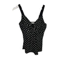 EK9202 Damen Tankini Oberteil, Schwarz/Weiß, Gr. 44B0