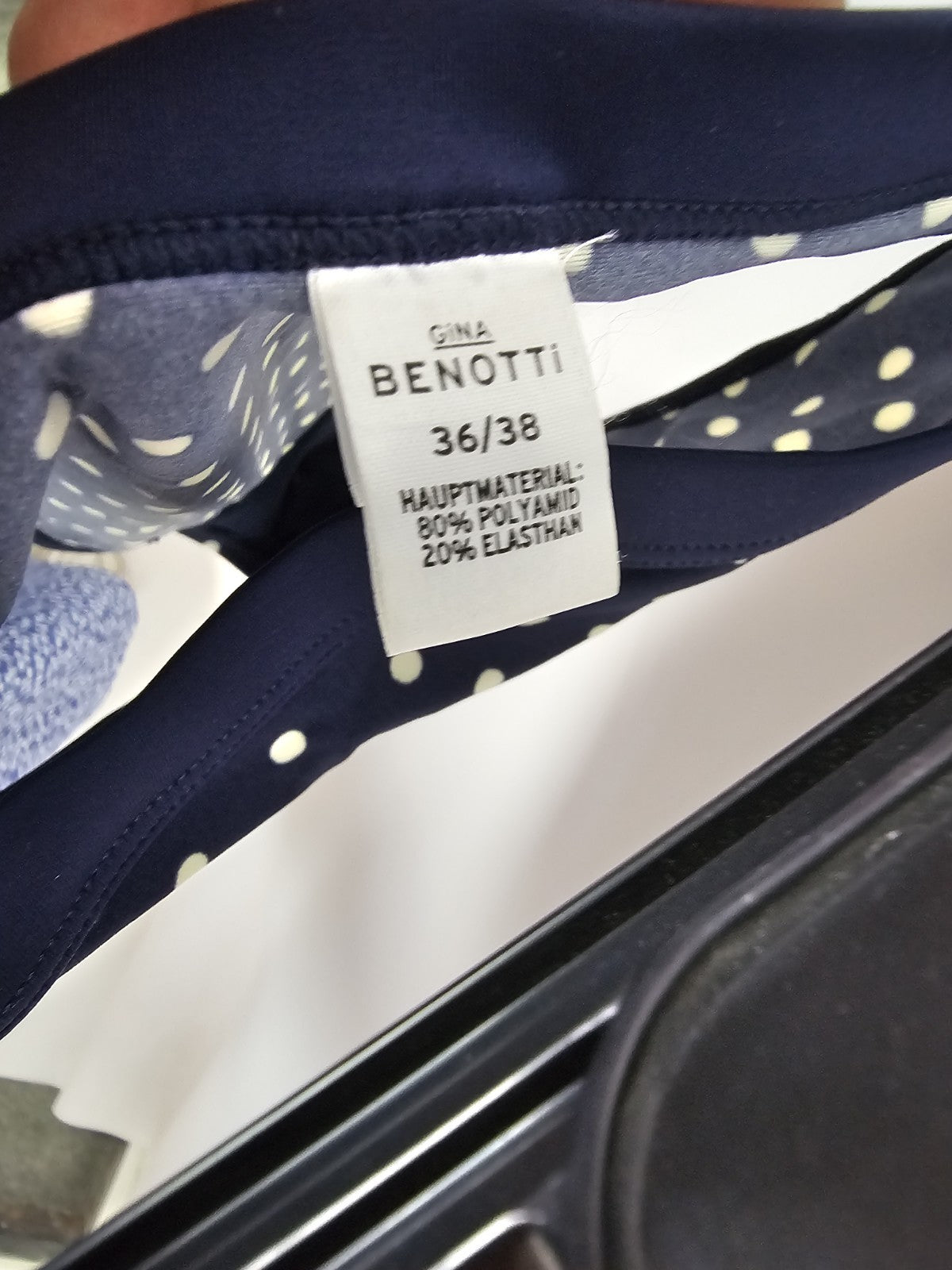 EK8913 Damen Bikini von Benotti. Dunkelblau, Gr. 80B3