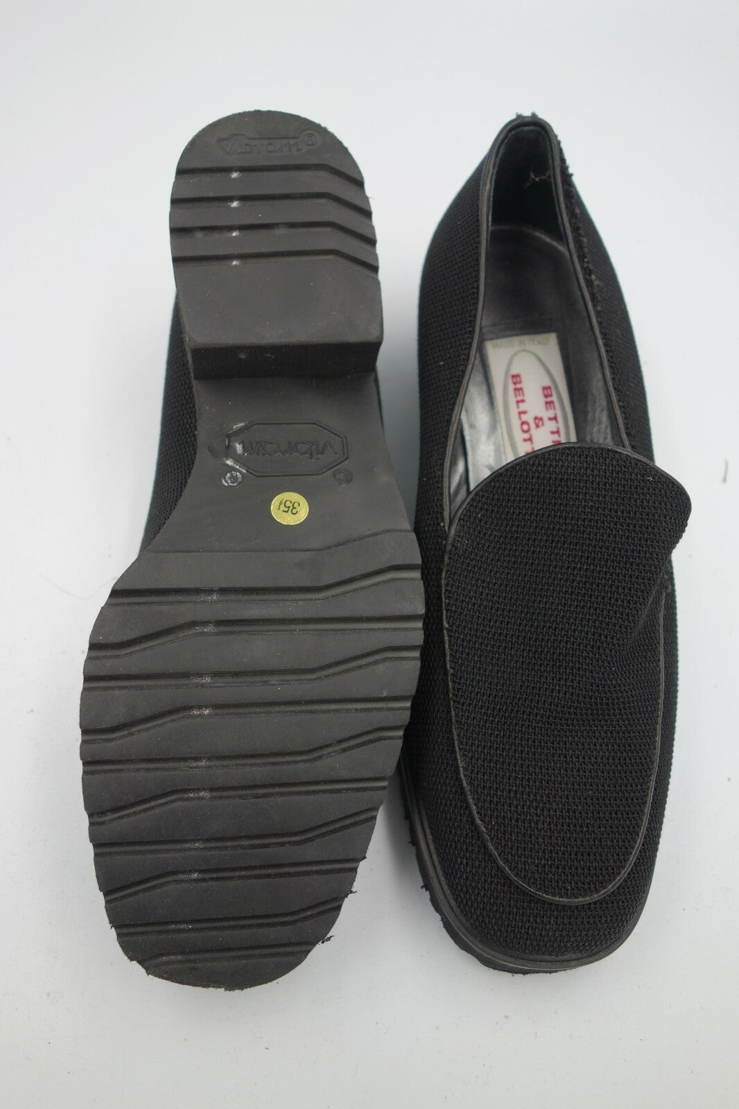ES0109 Damen Halbschuhe von Bettio&Belotto, schwarz, 35,55