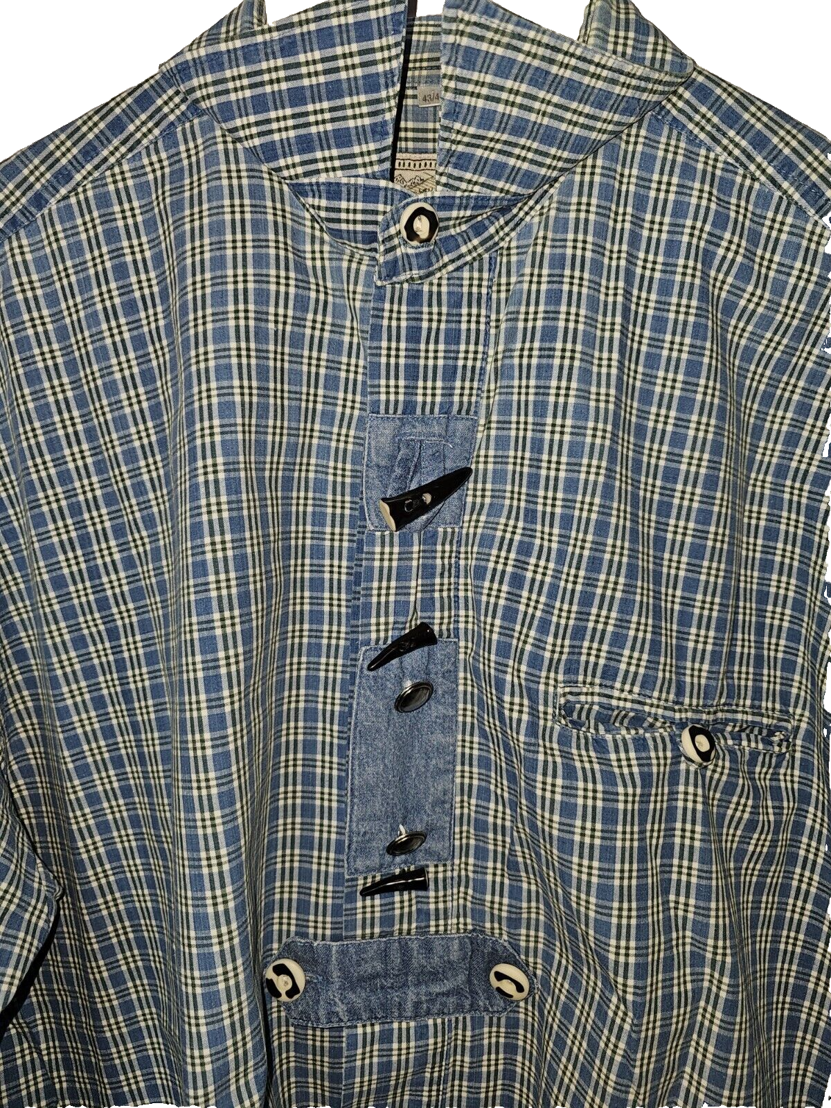 EK6810 Herren Hemd von Genius, blau, Gr.43/44 1