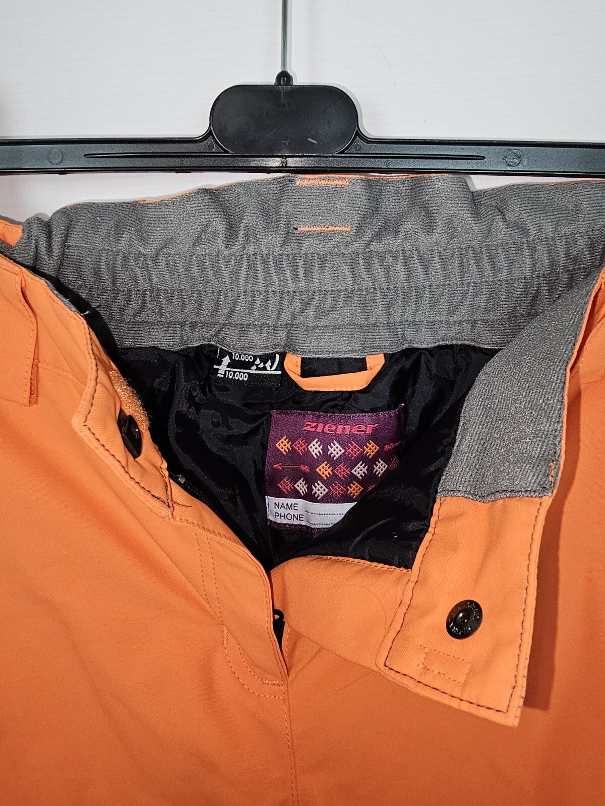 EK6978 Kunder Skihose von Ziener, Orange, Gr.1642