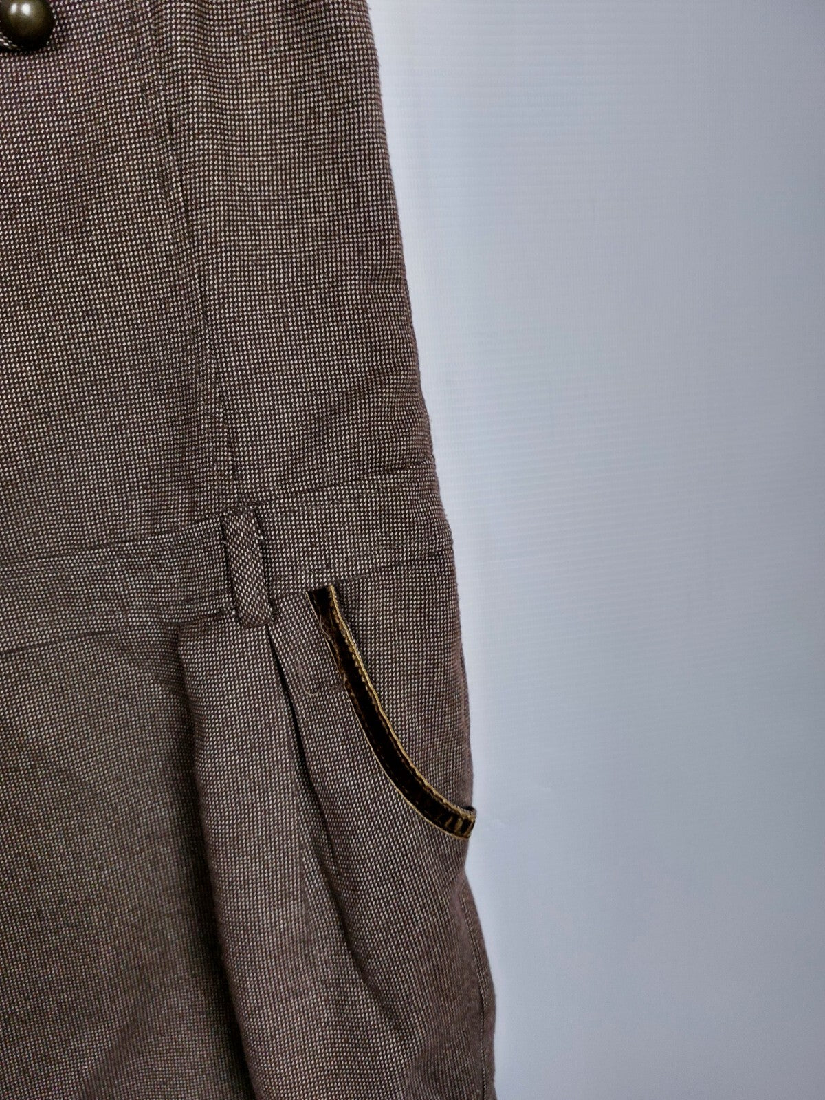 EK3444 Mädchen kleid von Pango, braun, Gr.1402