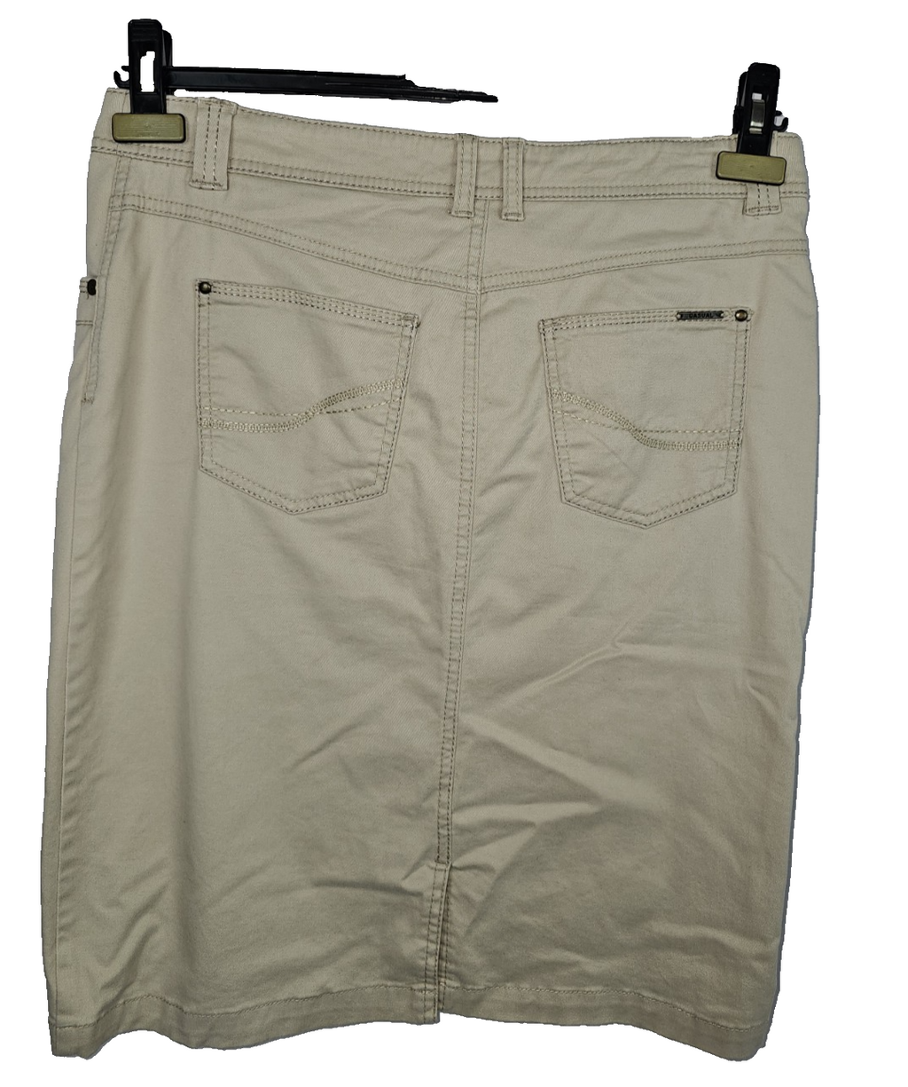 EK7821 Damen Rock von C&A, beige, Gr.383