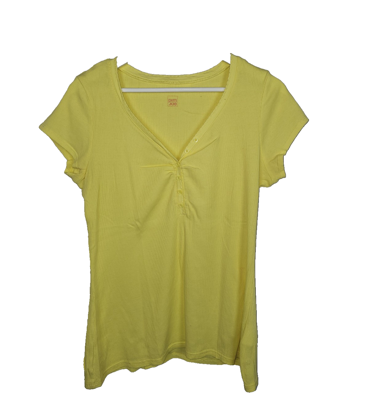 EK7368 Damen Tshirt von Pimkie, Gelb, Gr.L0