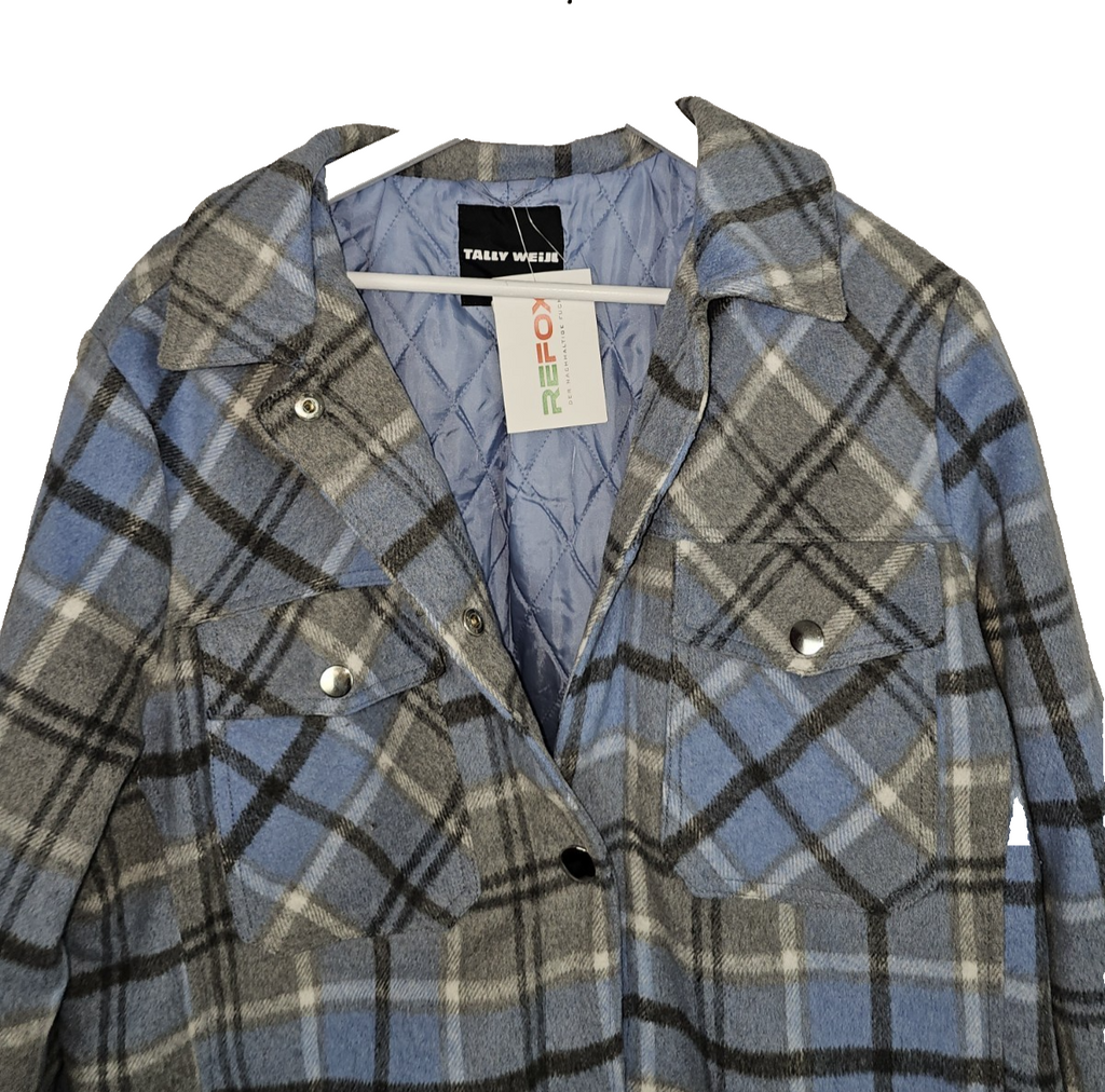 EK7915 Damen Jacke von Tally Weijl, Blau/Grau, Gr. XL1