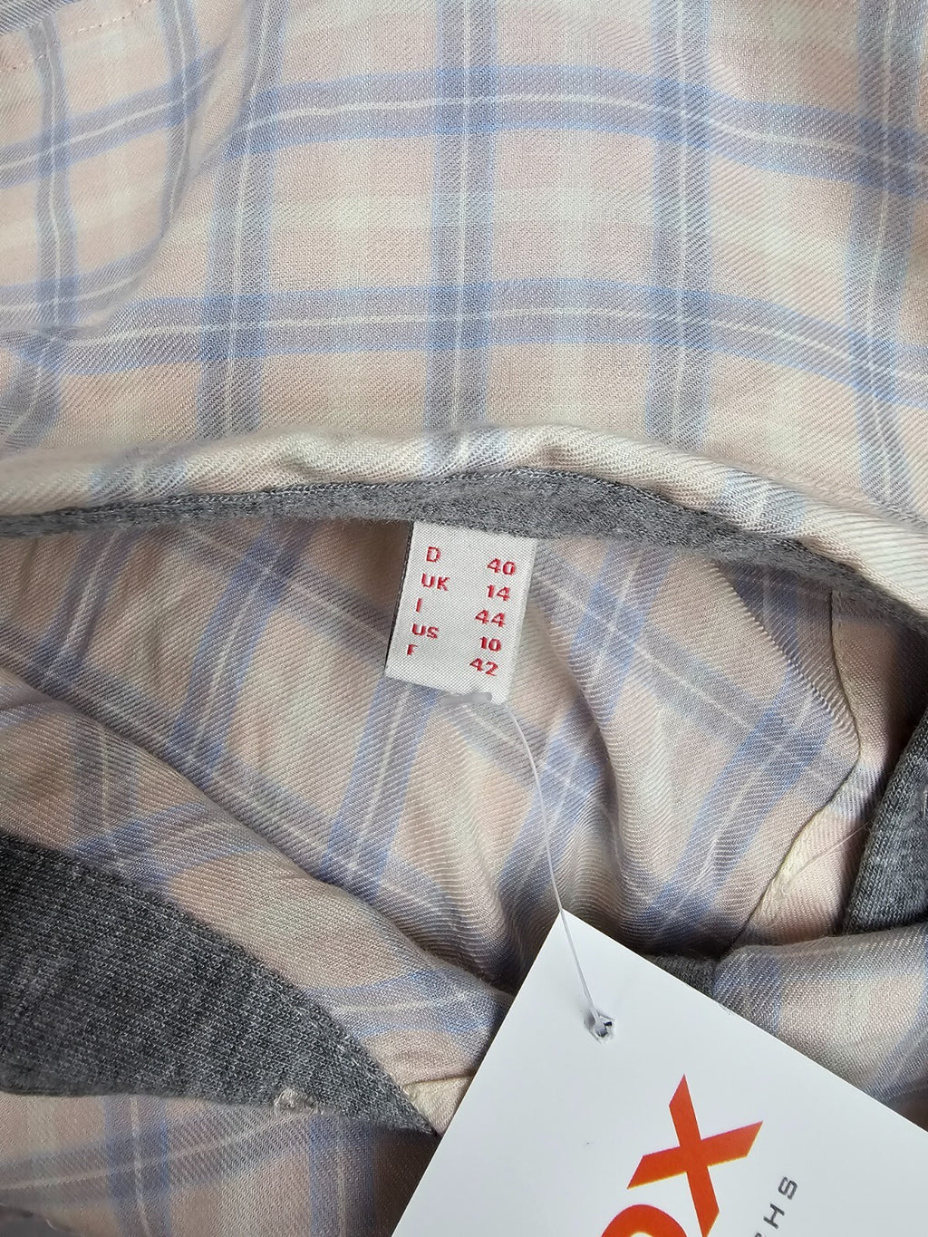 EK5281 Damen Bluse von Esprit, rosa, kariert, Gr. 407