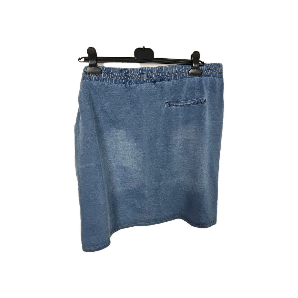 EK3634 Damen Rock Benotti Gr.48 Blau Taile 52cm Länge 54cm2