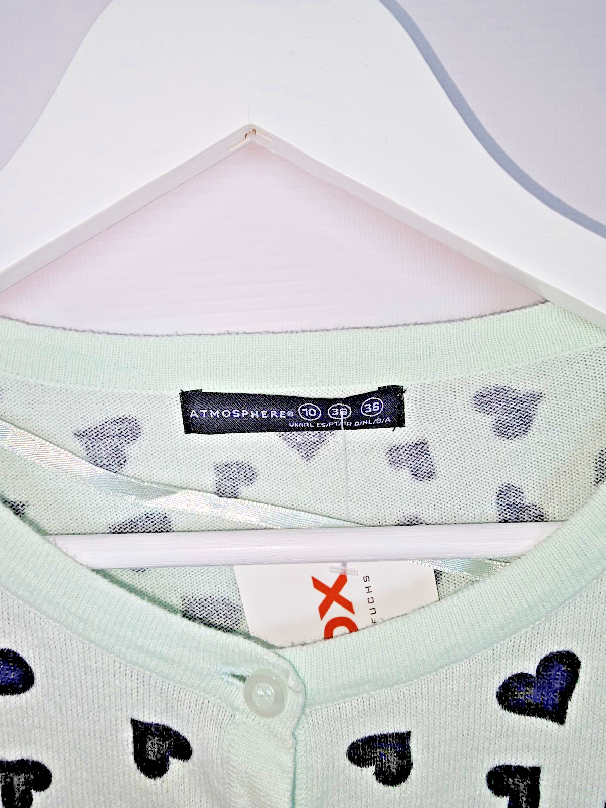 EK7145 Damen Strickjacke von Atmosphere, mint grün, Gr.362