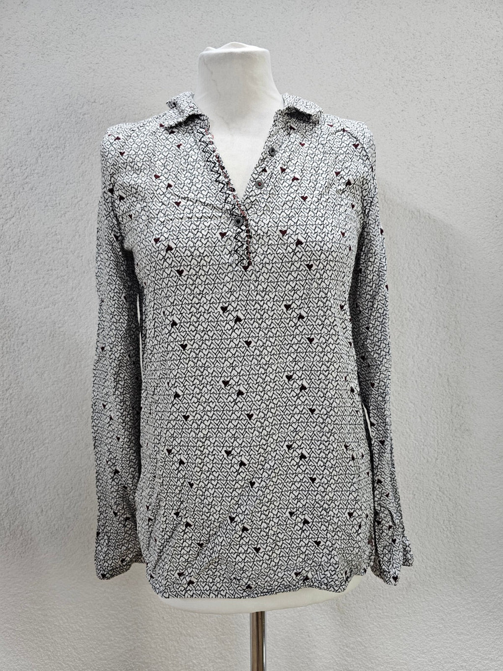 EK1077 Damen Bluse von Cecil, schwarz-weiß, Gr.S0