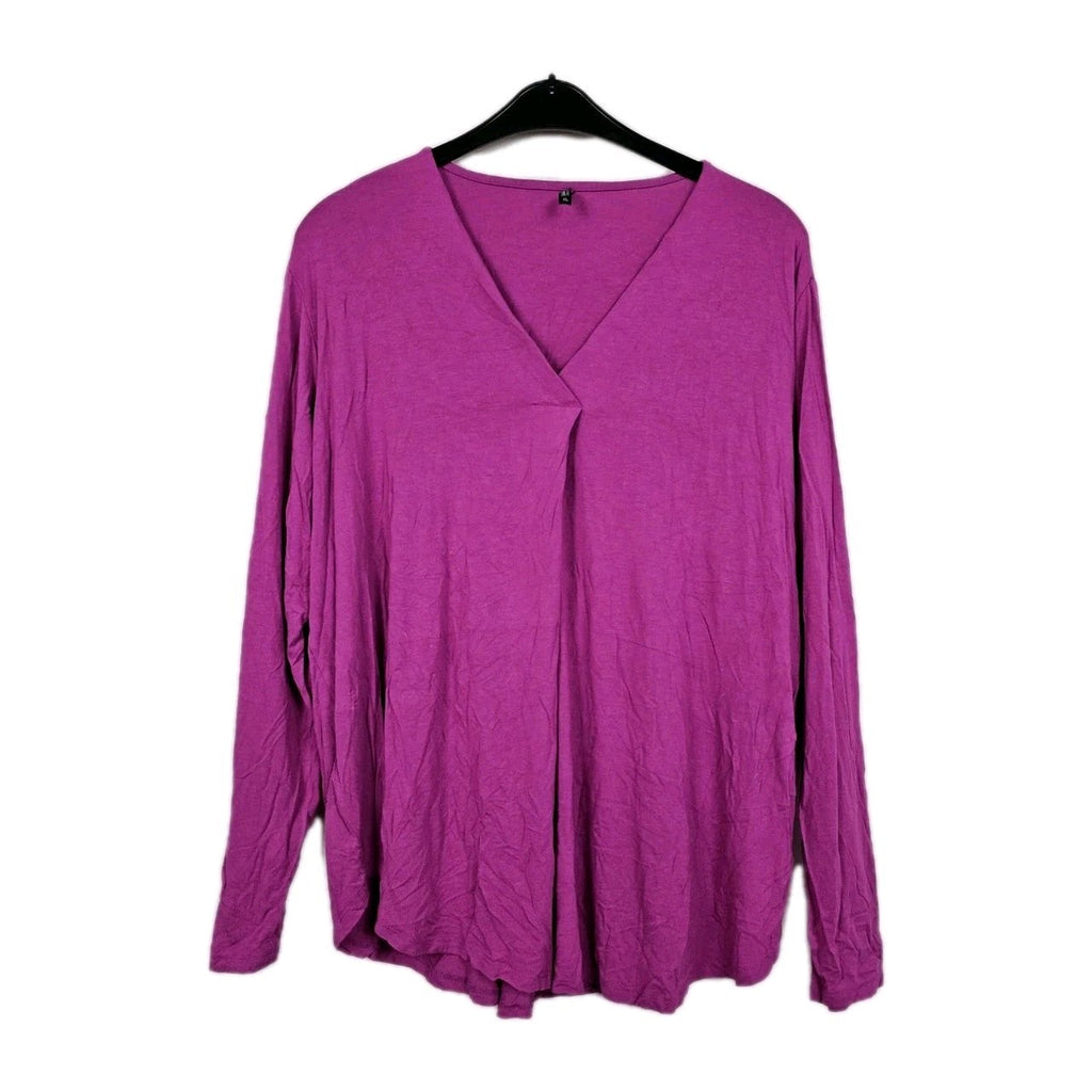 EK10373 Damen Pullover von Laura Torelli, Lila, Gr.XL0