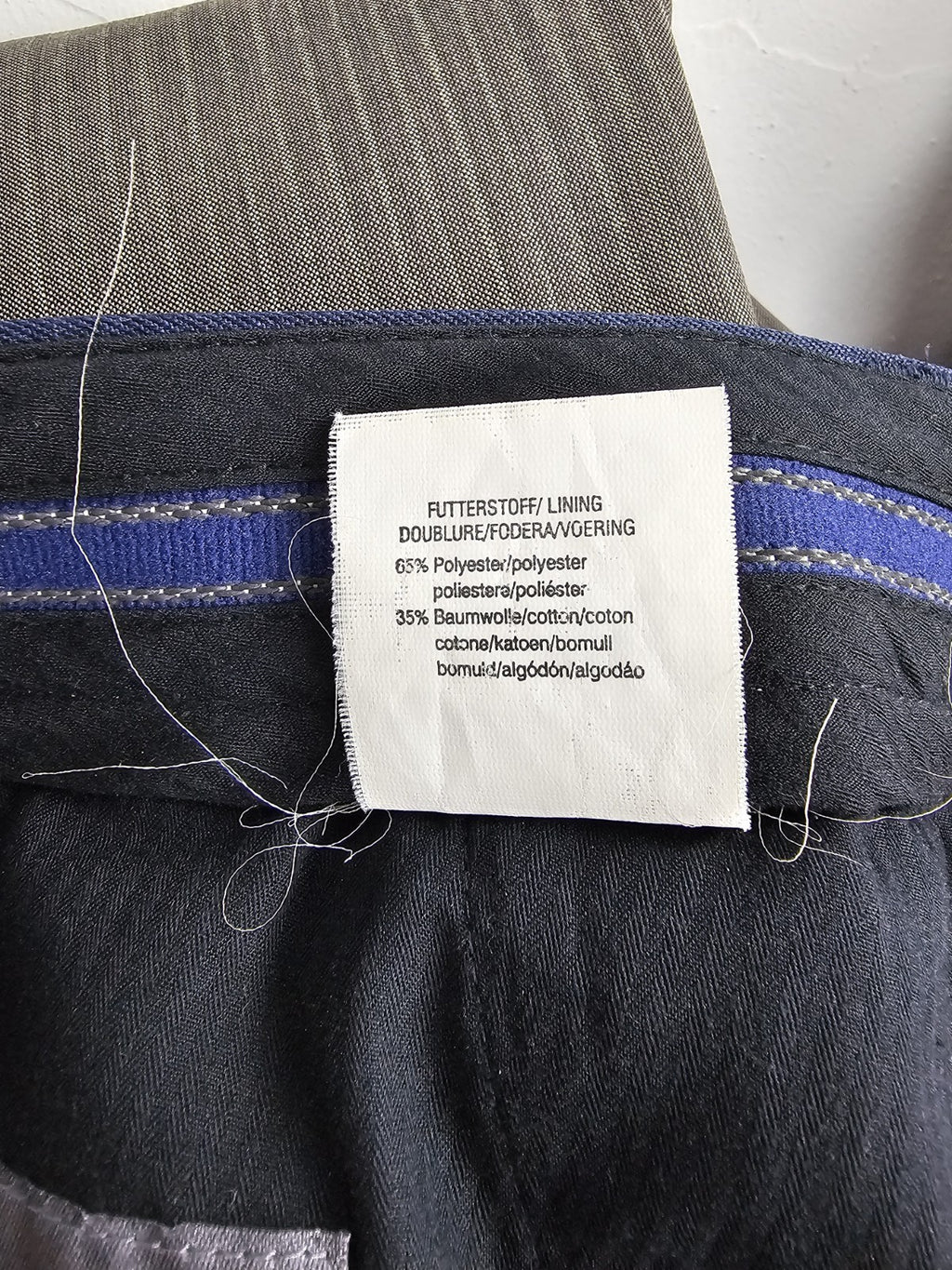 EK10194Herren Anzughose von BigFashion, Blau, Gr.612