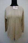 EK0132 Damen Longshirt von United Colors of Benetton, beige, Gr. L0