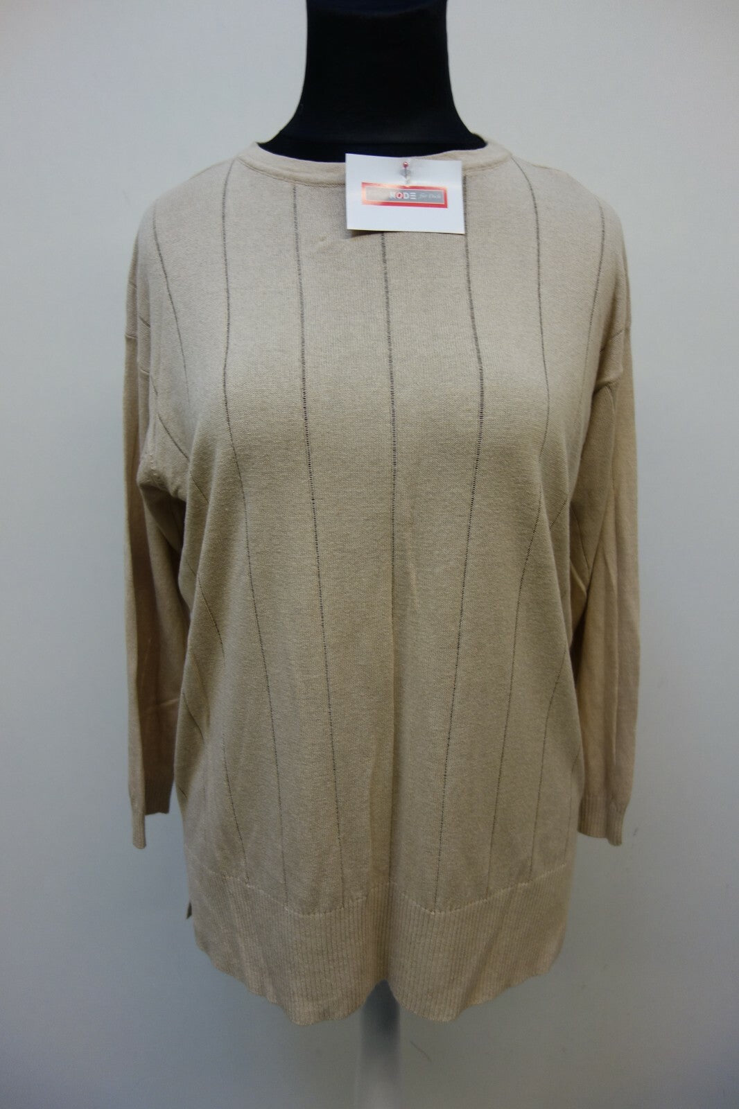 EK0132 Damen Longshirt von United Colors of Benetton, beige, Gr. L0