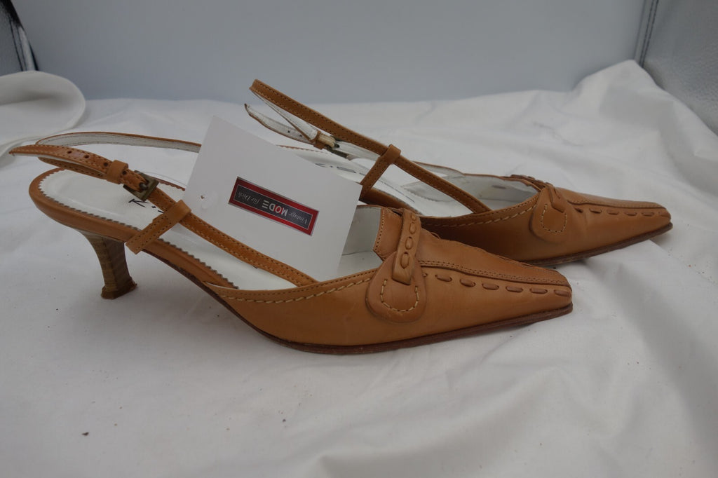 ES0642 Damen Sandalen von K+S Shoes, hellbraun, Gr. 372
