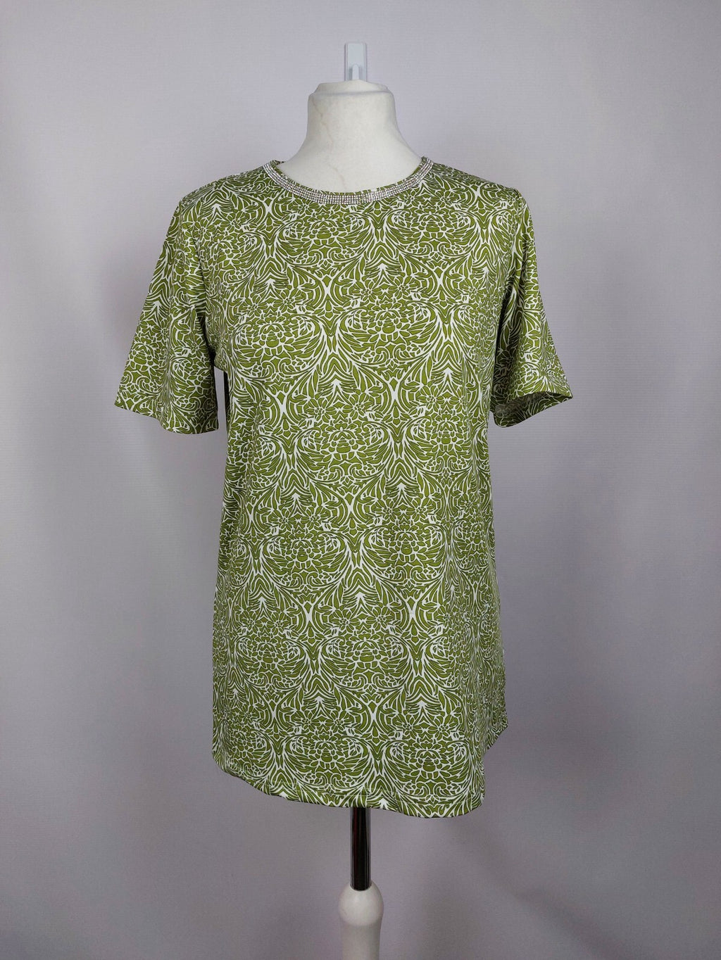 EK5124 Damen Shirt von Helena Vera, grün/weiß, Gr. 360