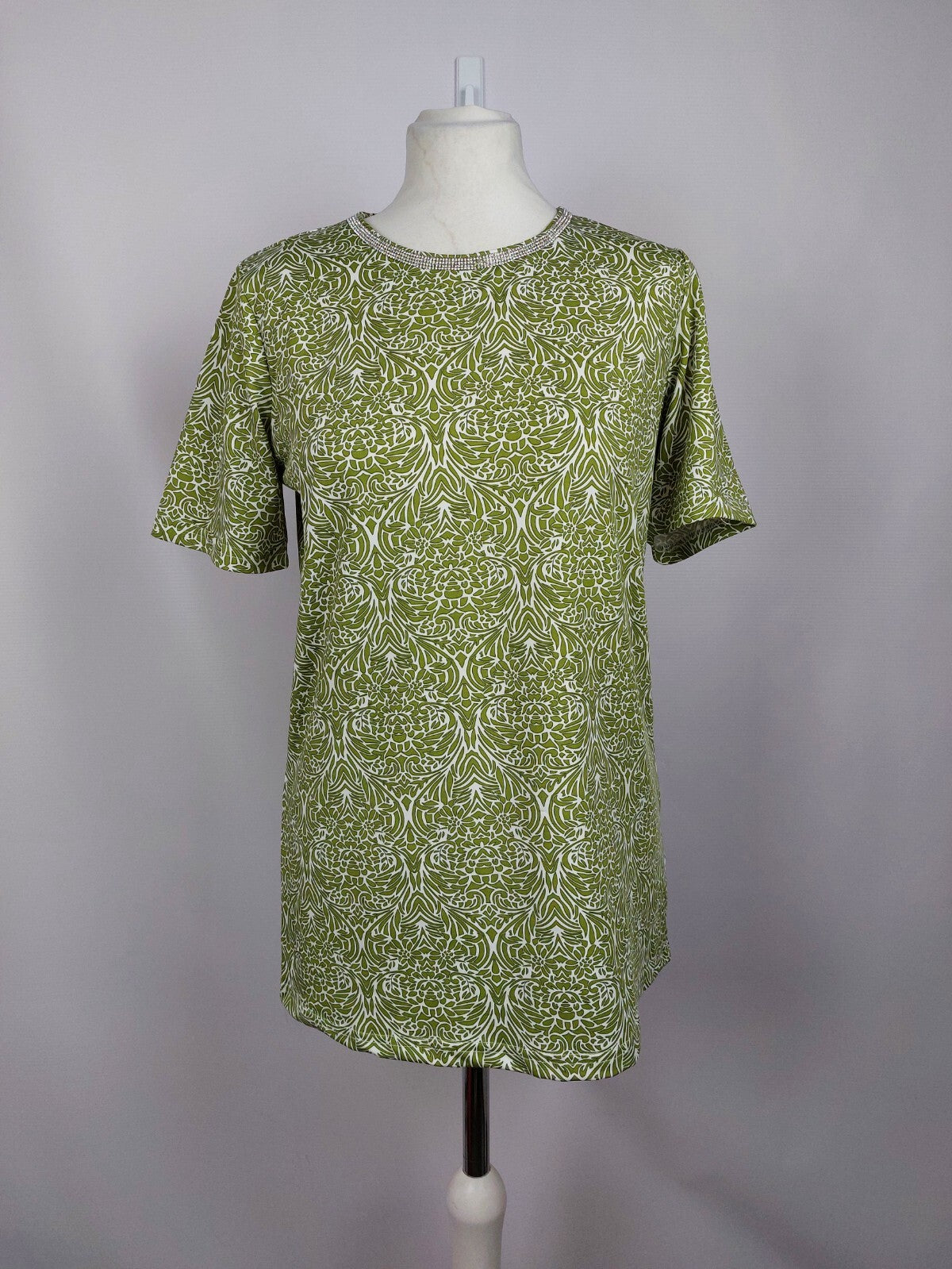 EK5124 Damen Shirt von Helena Vera, grün/weiß, Gr. 360