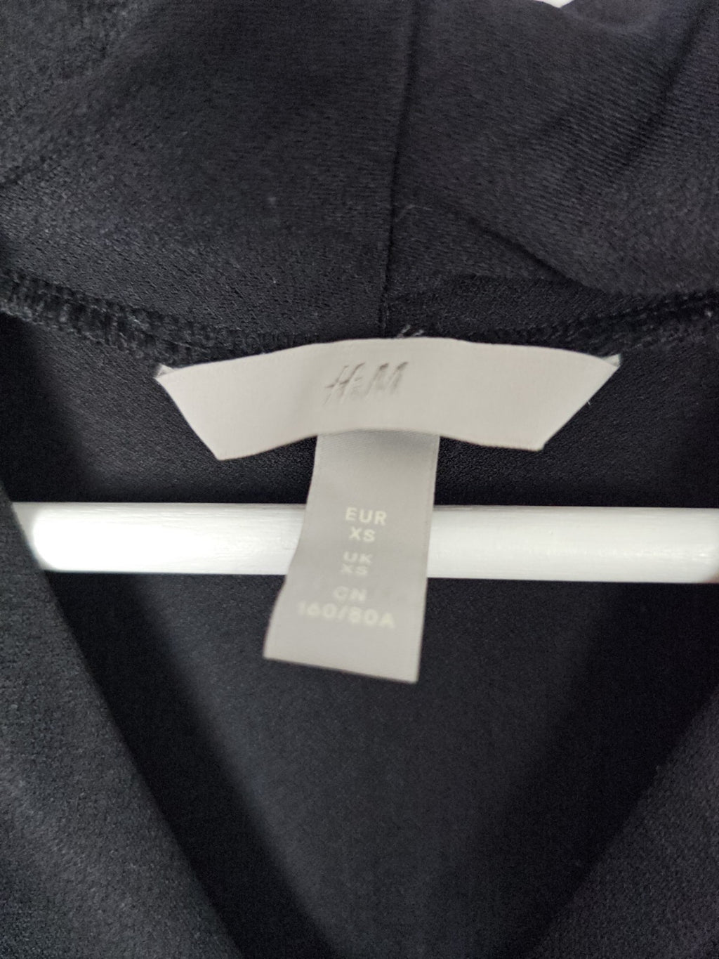 EK8883 Damen Bluse von H&M, Schwarz, Gr. XS2