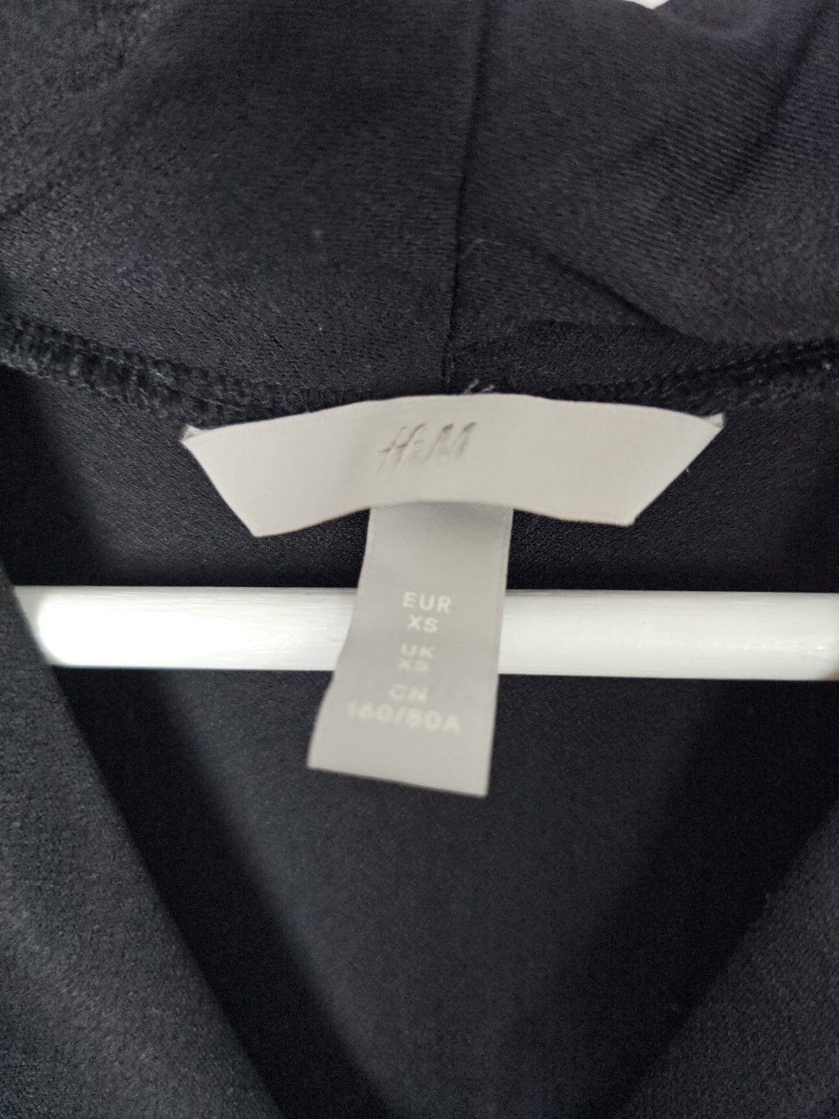 EK8883 Damen Bluse von H&M, Schwarz, Gr. XS2