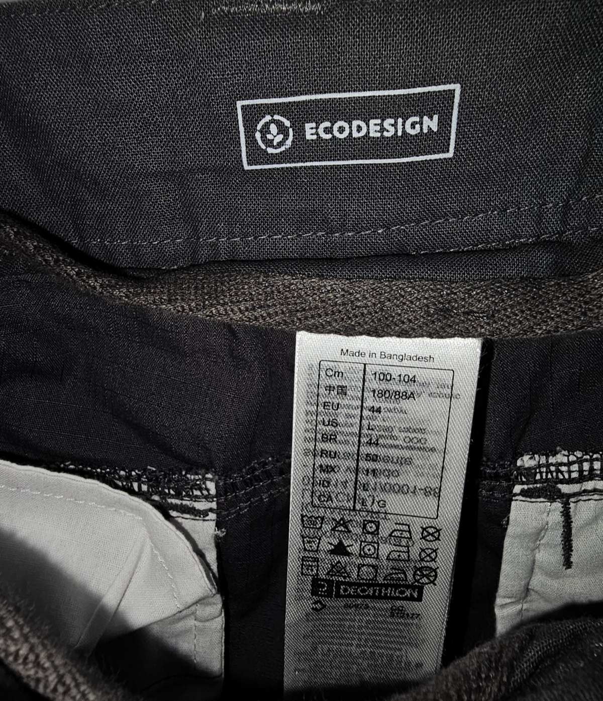EK7956 Herren Shorts von Ecodesign/ Decathlon, grau, Gr.44/L2