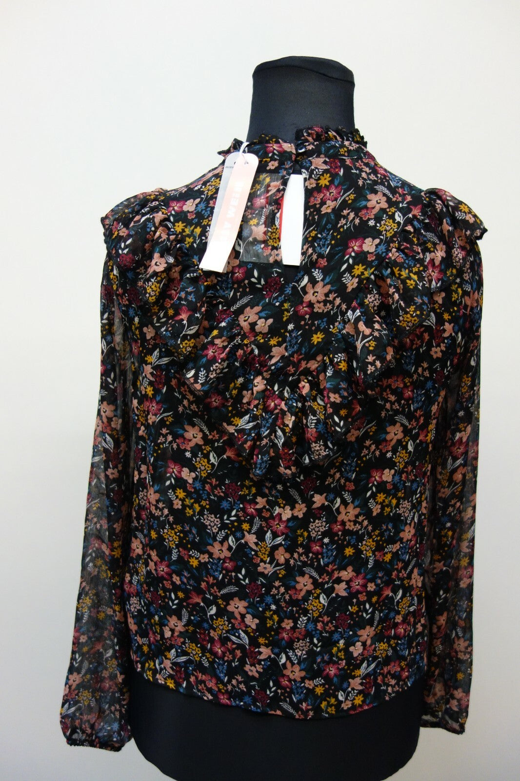 EK0899 Damen Bluse von Tally Weijl, geblümt, Gr. L4