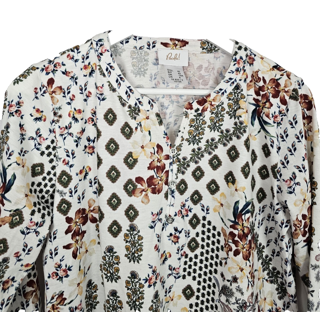 EK8351 Damen Bluse von Paola, Mehrfarbig, Gr. 401