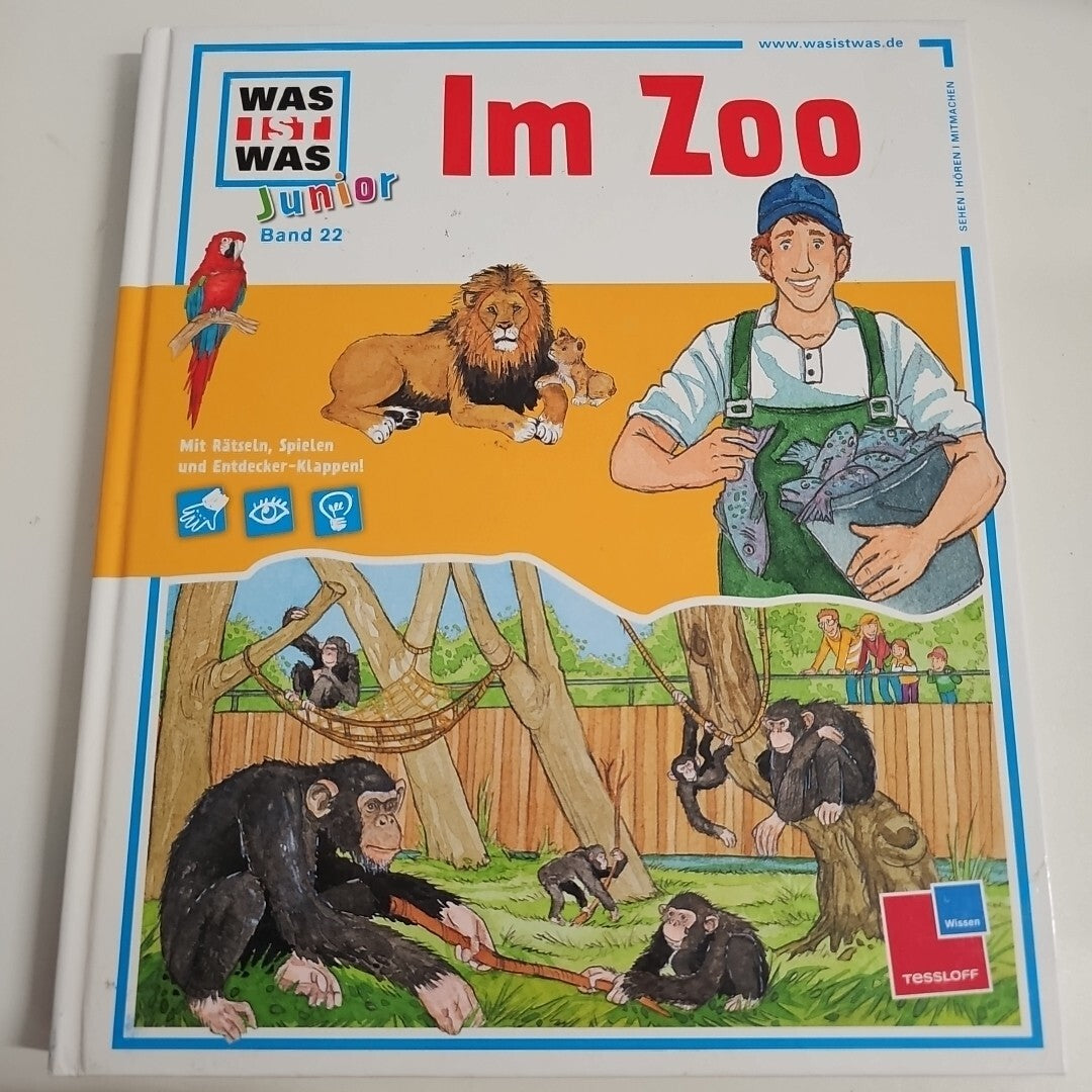 EB1309 Was ist was Junior, Band 22: Im Zoo Buch Grundschule 0