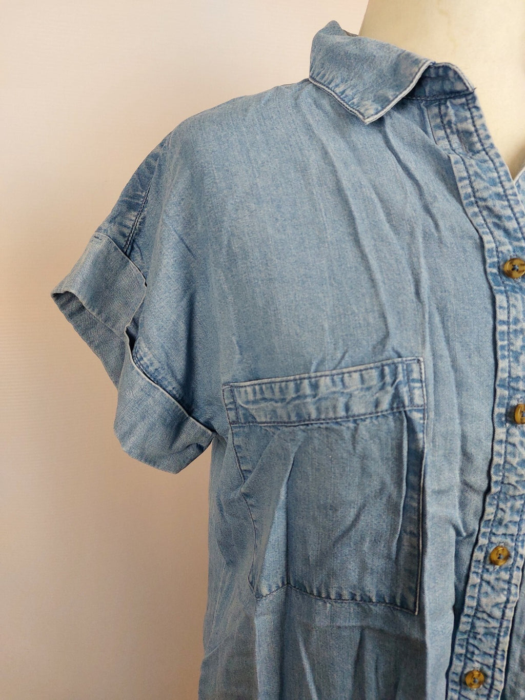 EK3250 Damen Bluse von Esprit, blau, denim, Gr. L3
