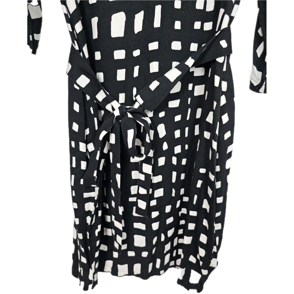 EK9171 Damen Kleid von Quiosque, Schwarz/Weiß, Gr. 422
